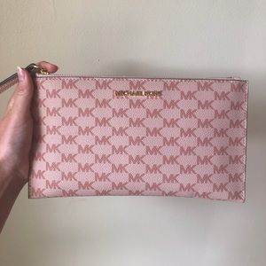 pink michael kors purse wallet